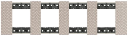 Рамка универсальная Legrand BTicino Living Now 4-м. 8 мод. оптик картинка